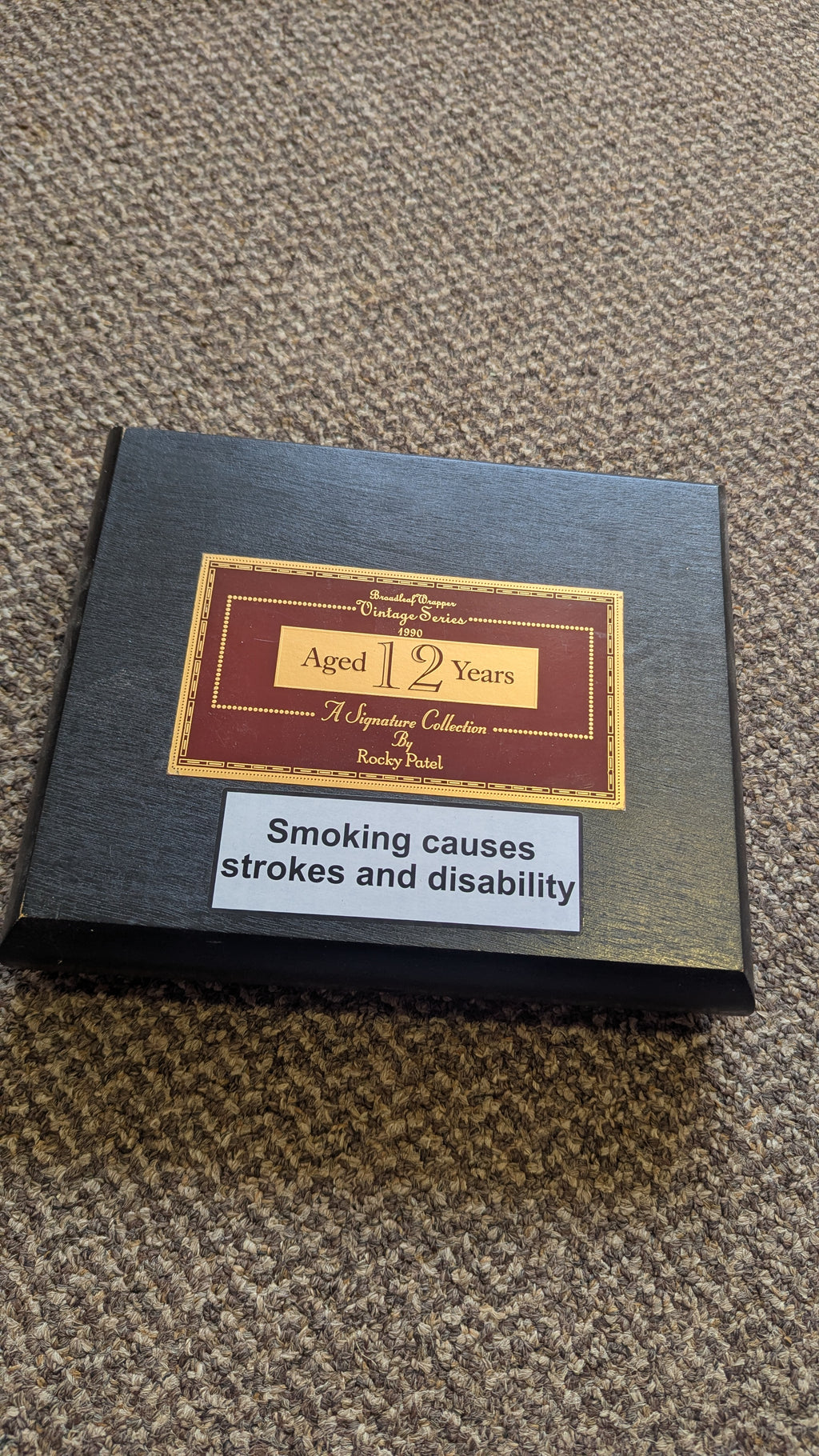 Rocky Patel Vintage Series cigar box