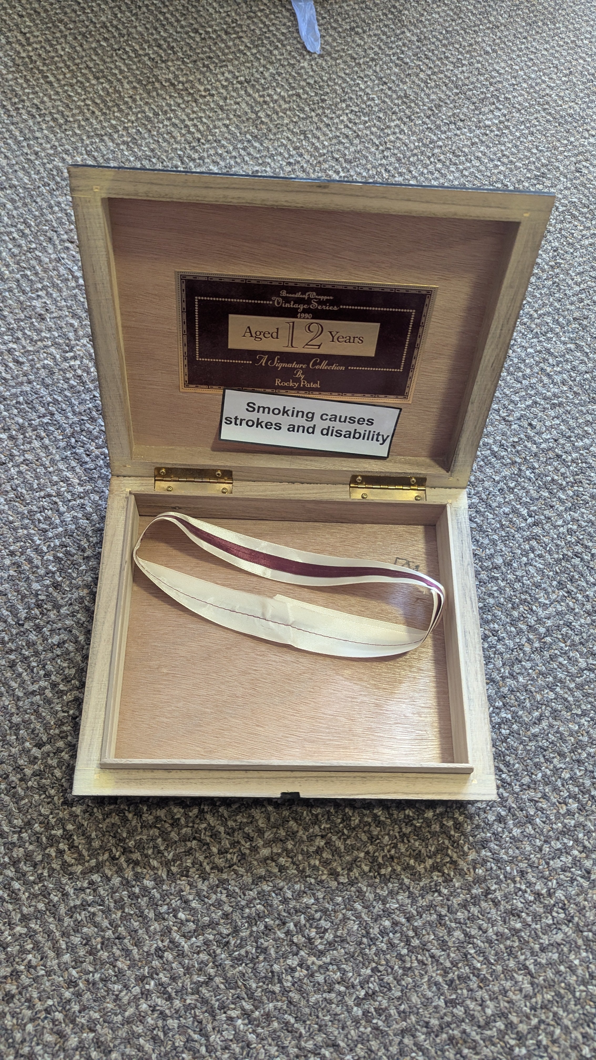 Rocky Patel Vintage Series cigar box