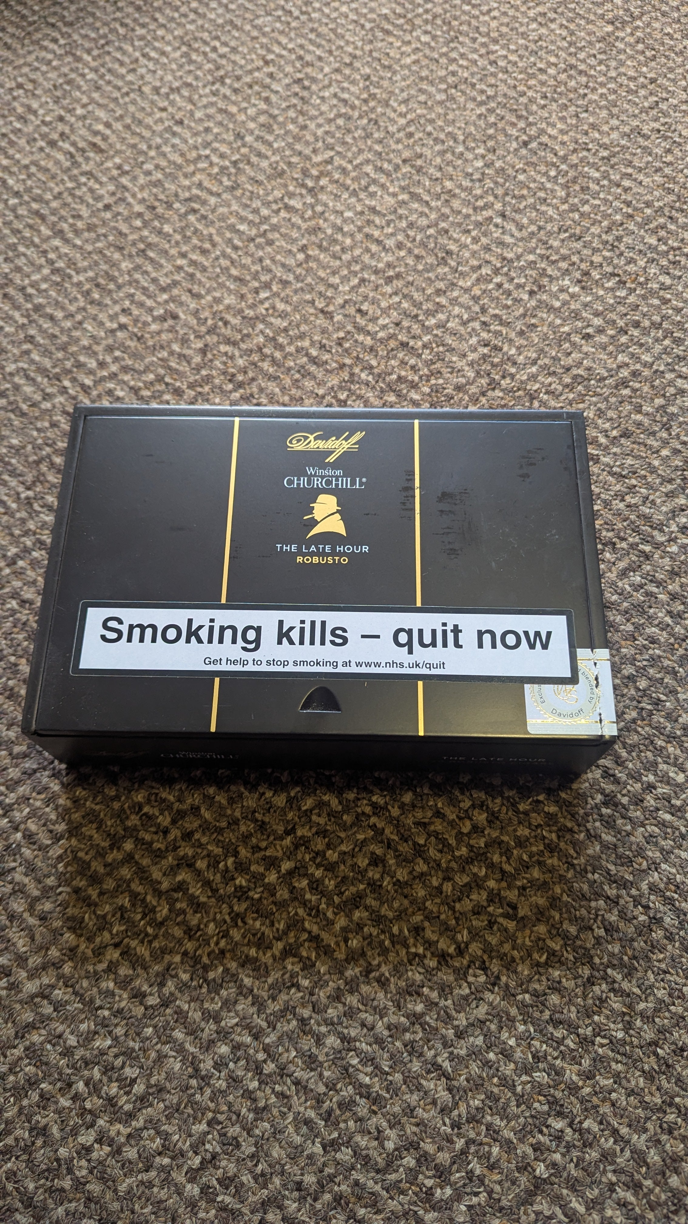 Davidoff 'The late hour' cigar box