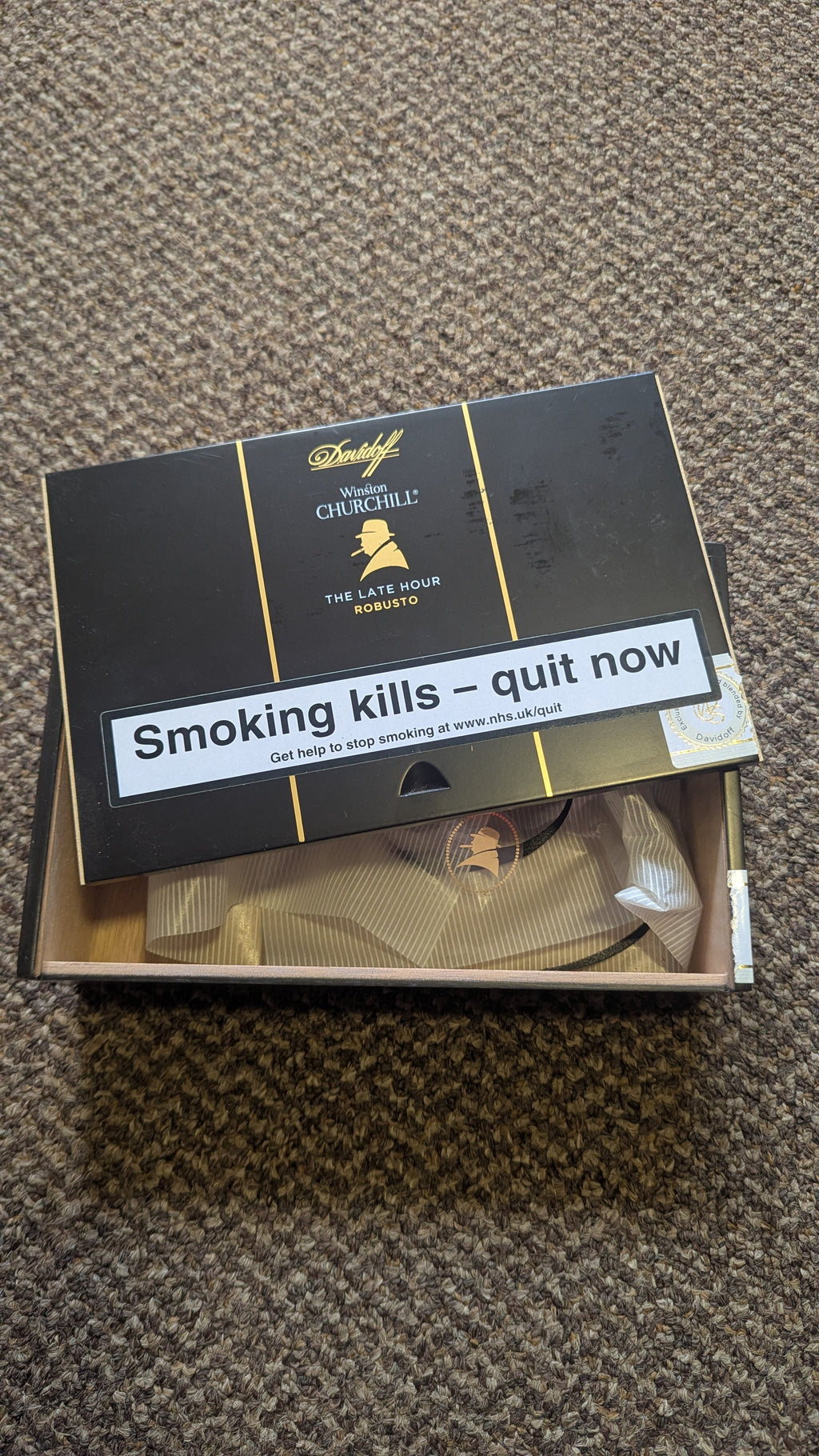 Davidoff 'The late hour' cigar box