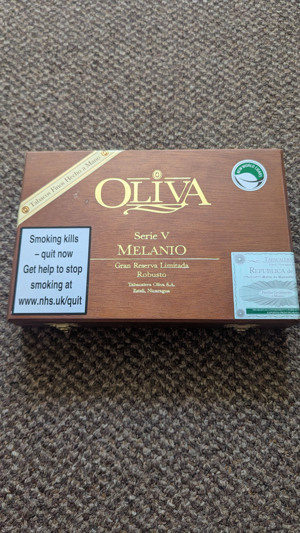 Olivia Melanio cigar box