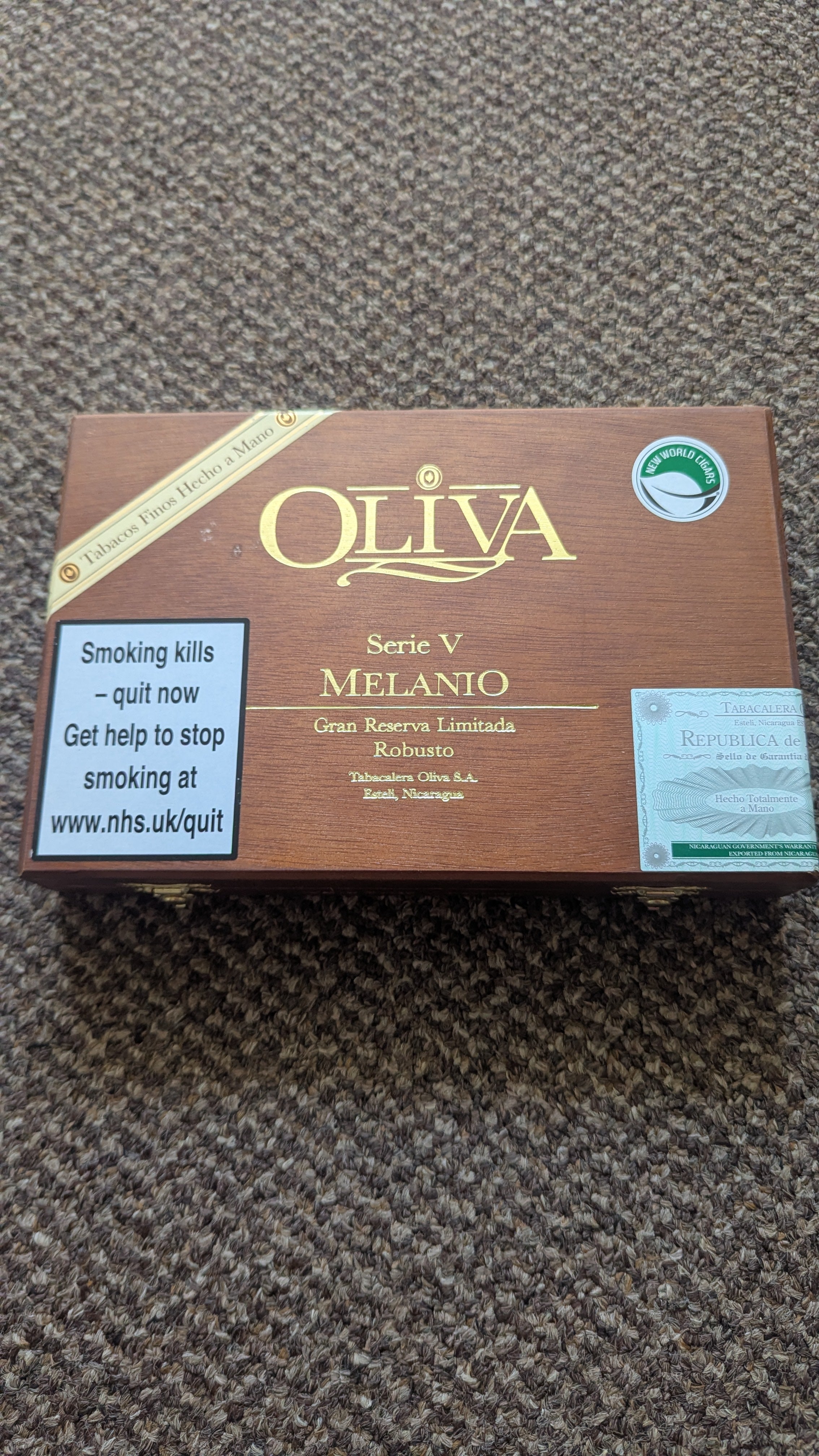 Olivia Melanio cigar box