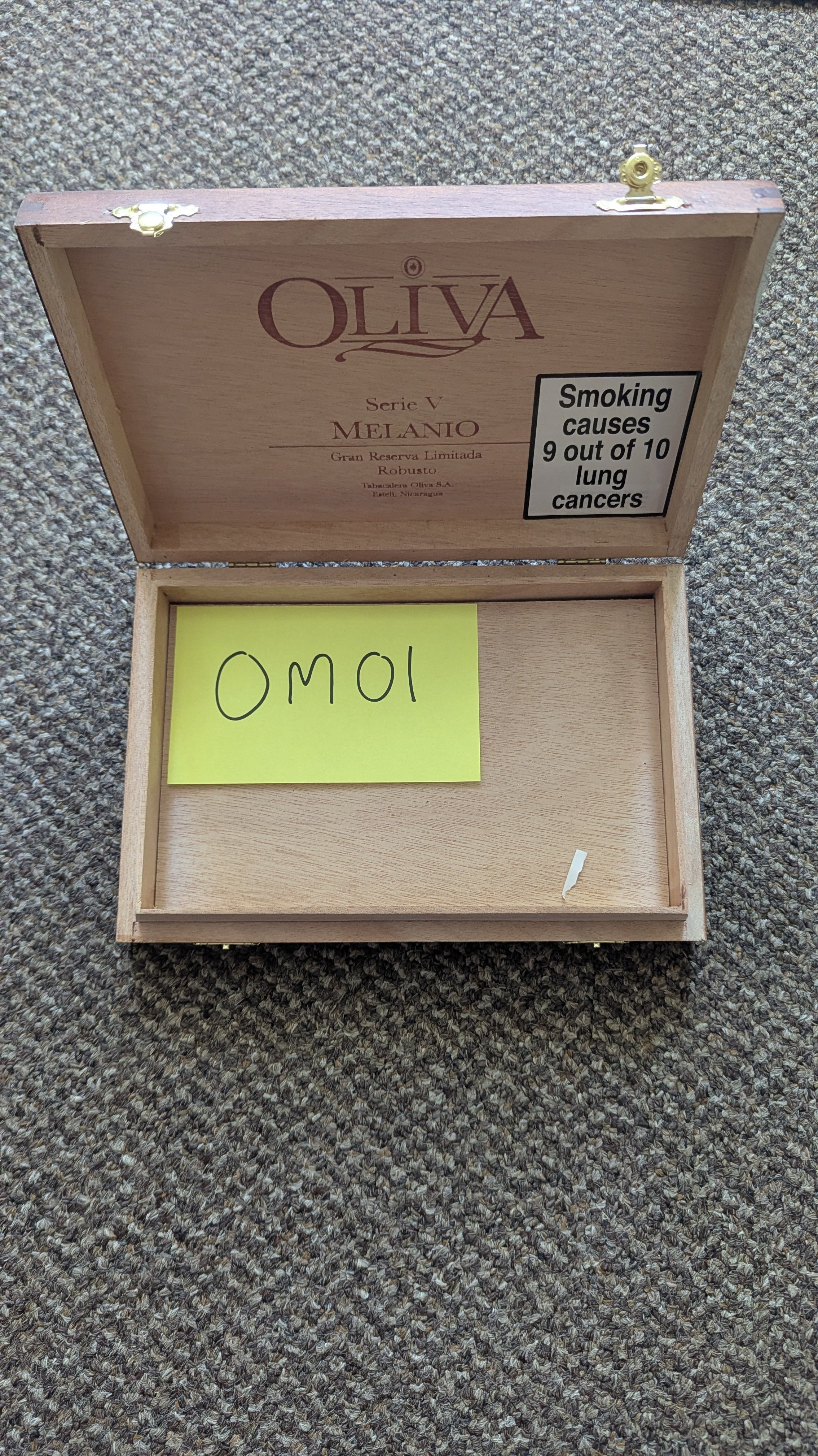 Olivia Melanio cigar box