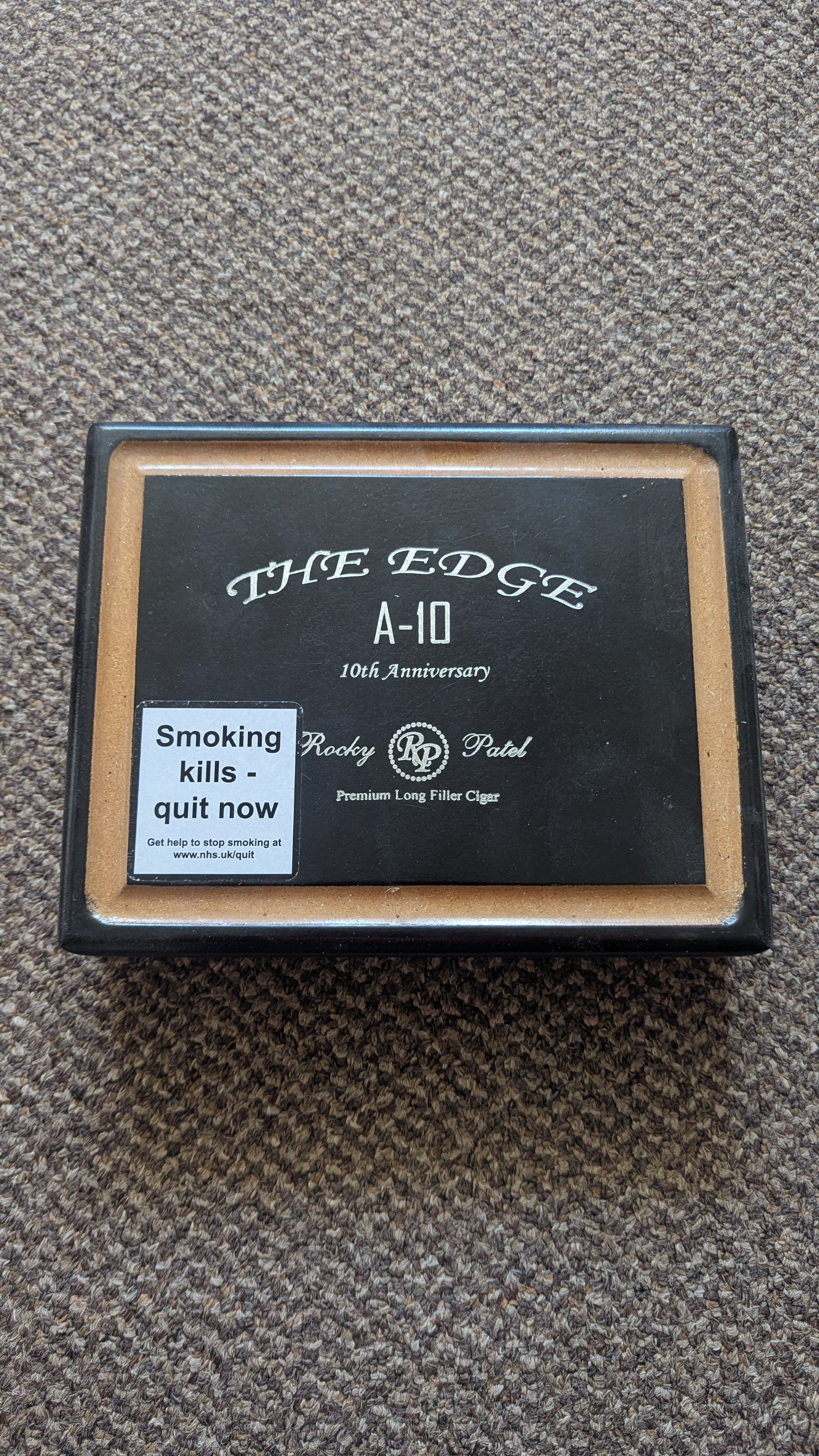 Rocky Patel A10 cigar box