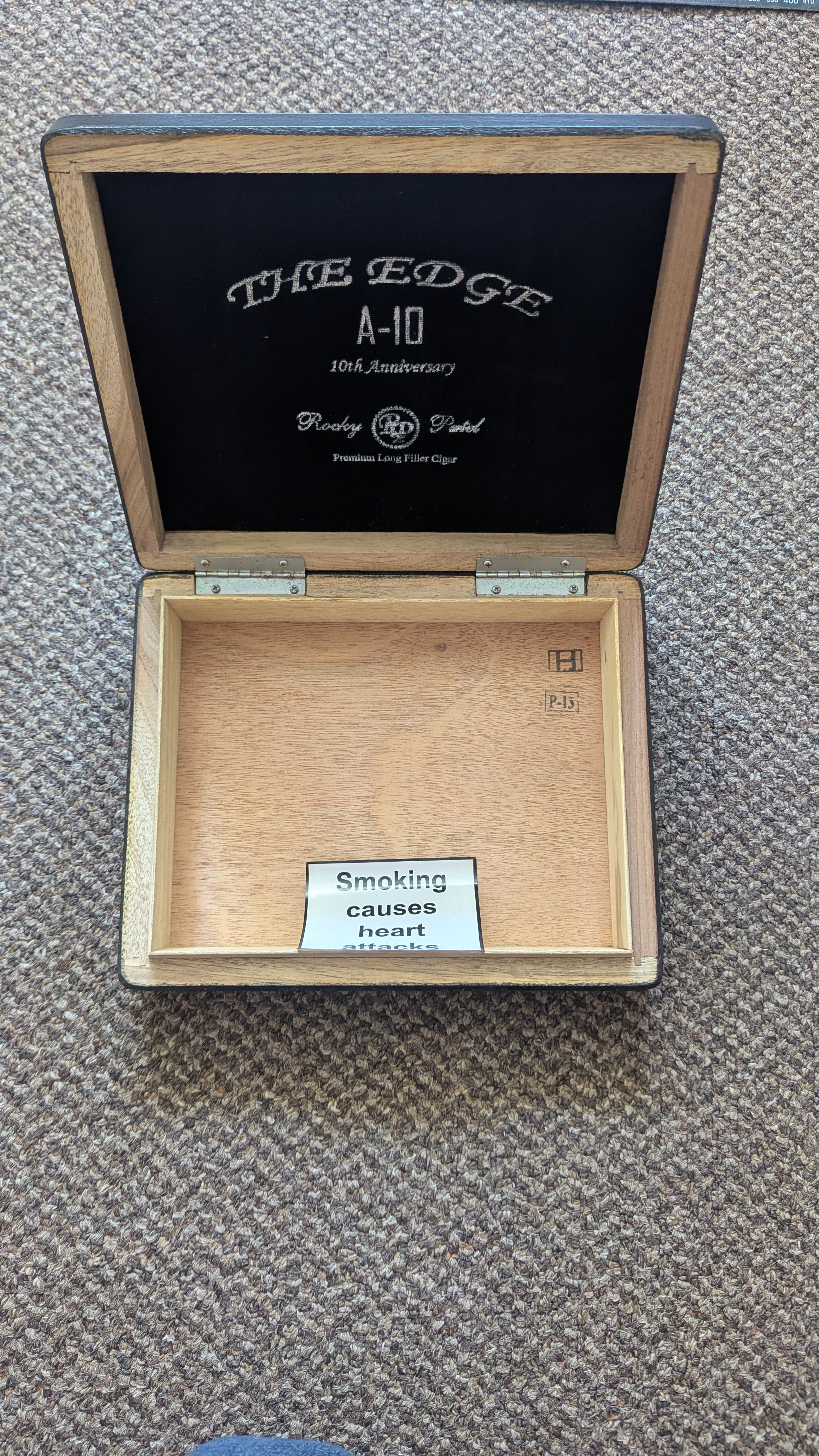 Rocky Patel A10 cigar box
