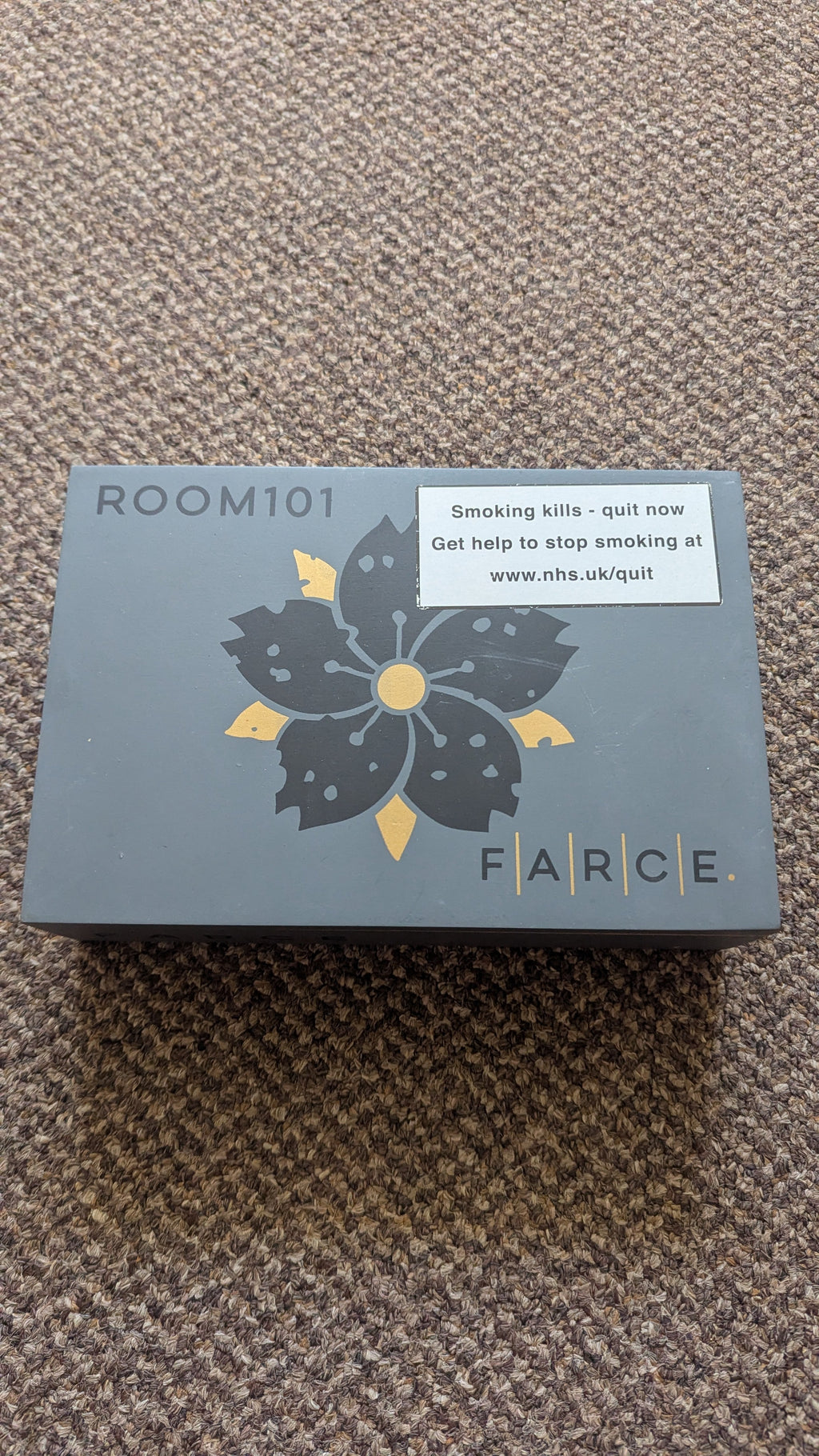 Farce Room 101 cigar box