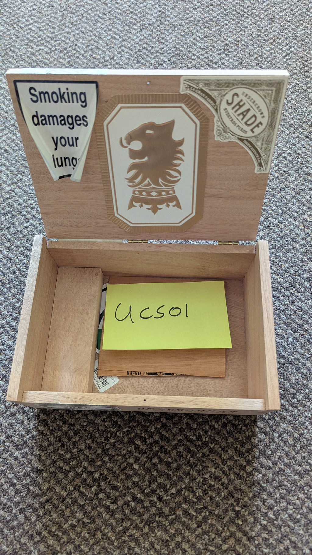 Undercrown 'Shade' cigar box