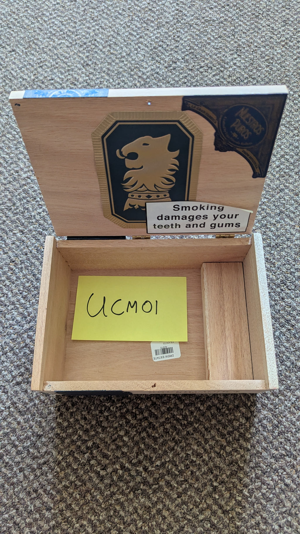 Undercrown 'Maduro' cigar box