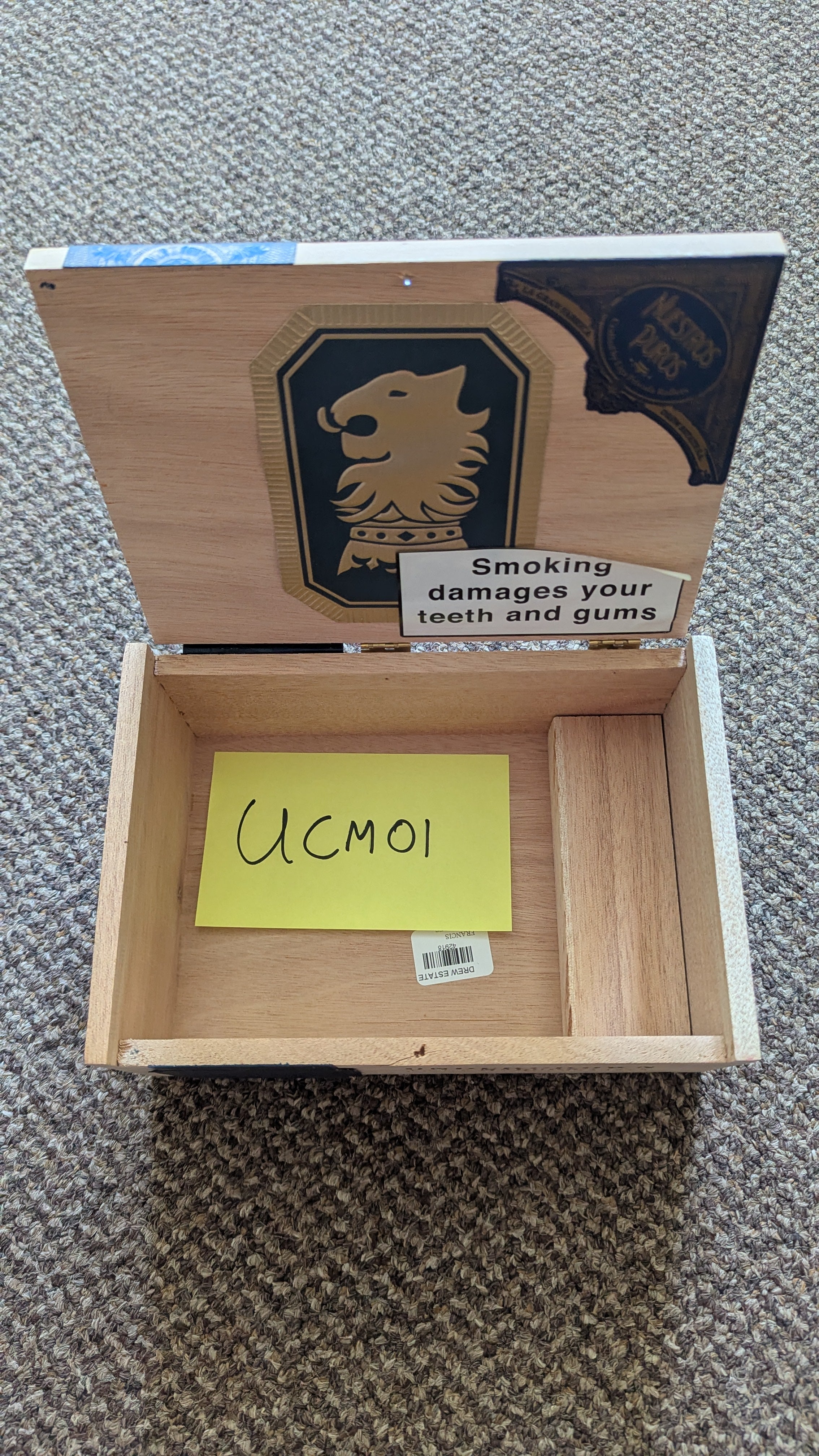 Undercrown 'Maduro' cigar box