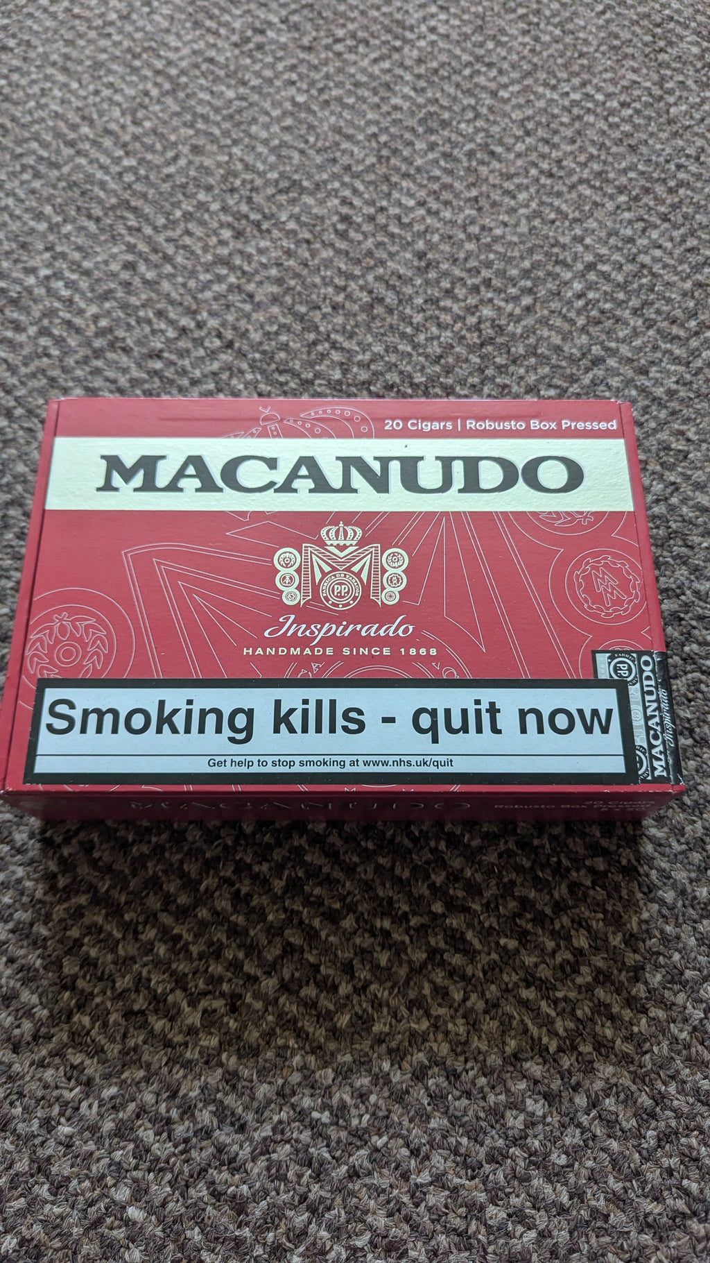 Macanudo Inspirado cigar box