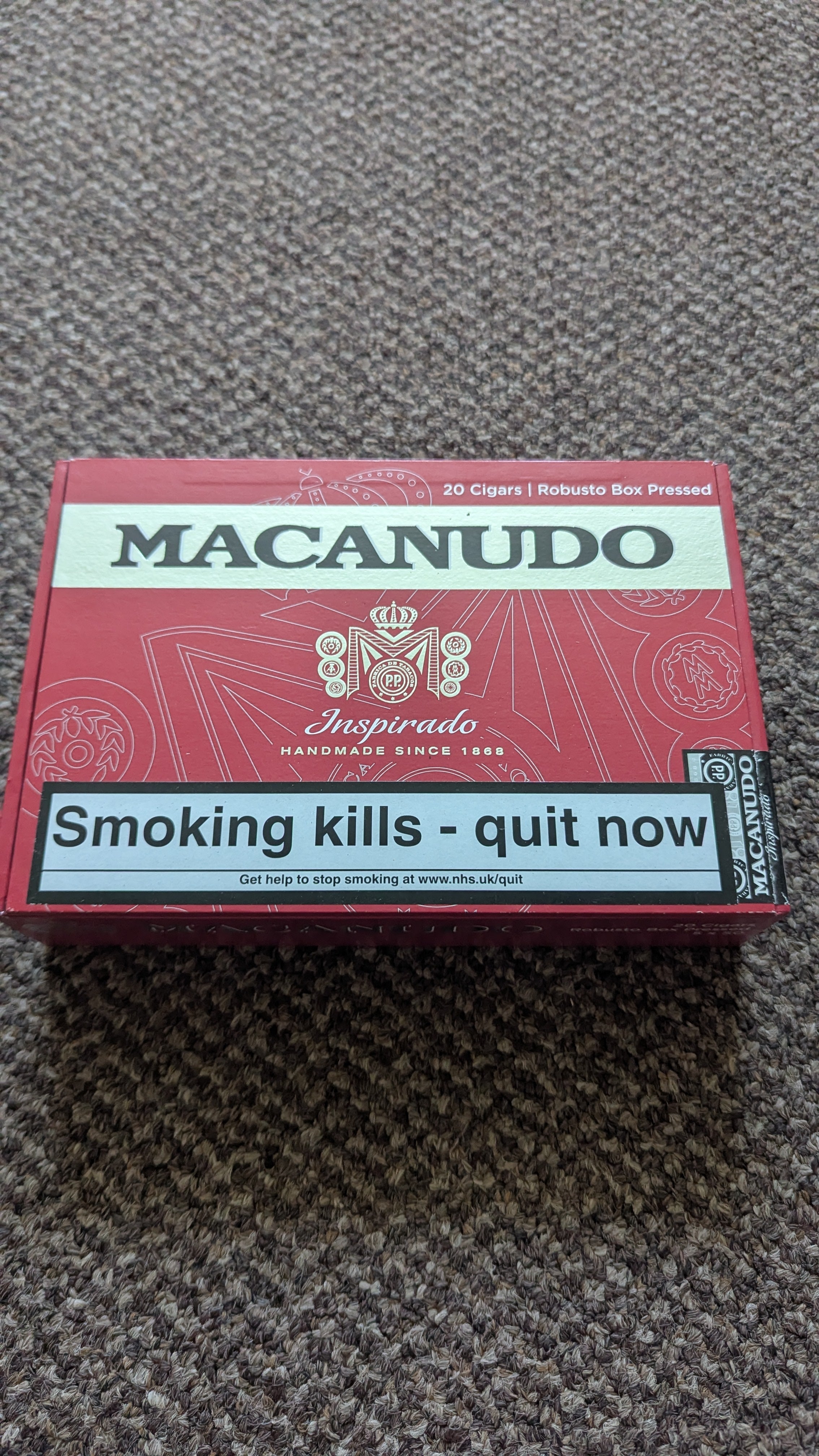 Macanudo Inspirado cigar box