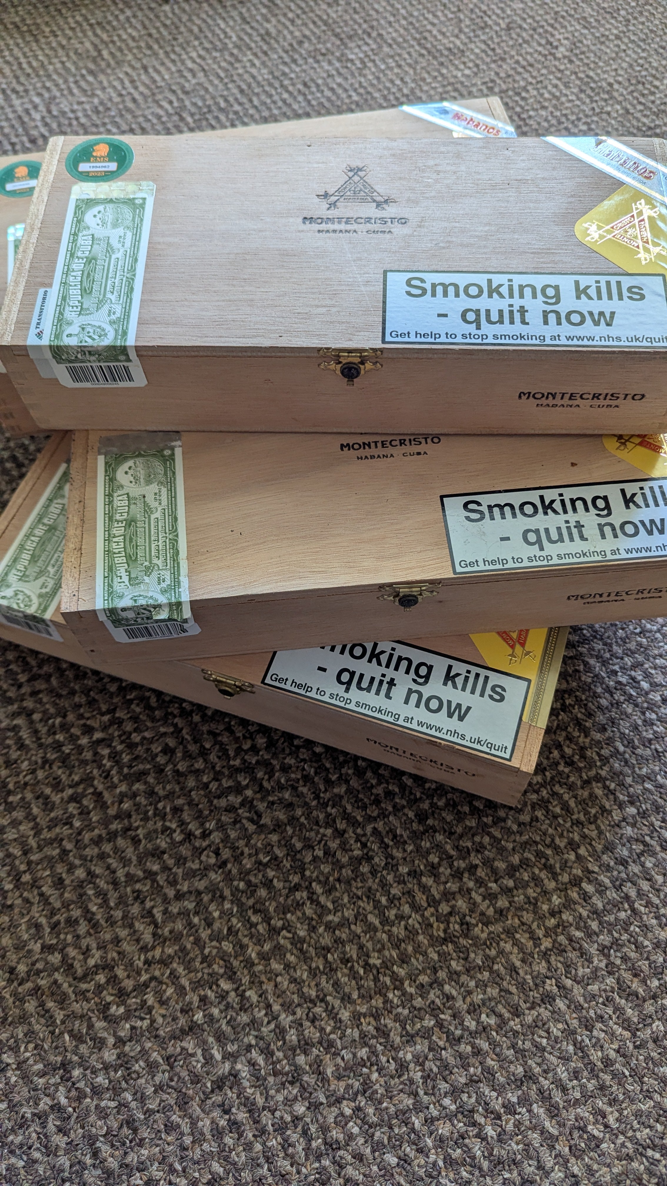 Wood Box Lucky Dip x 2 cigar boxes