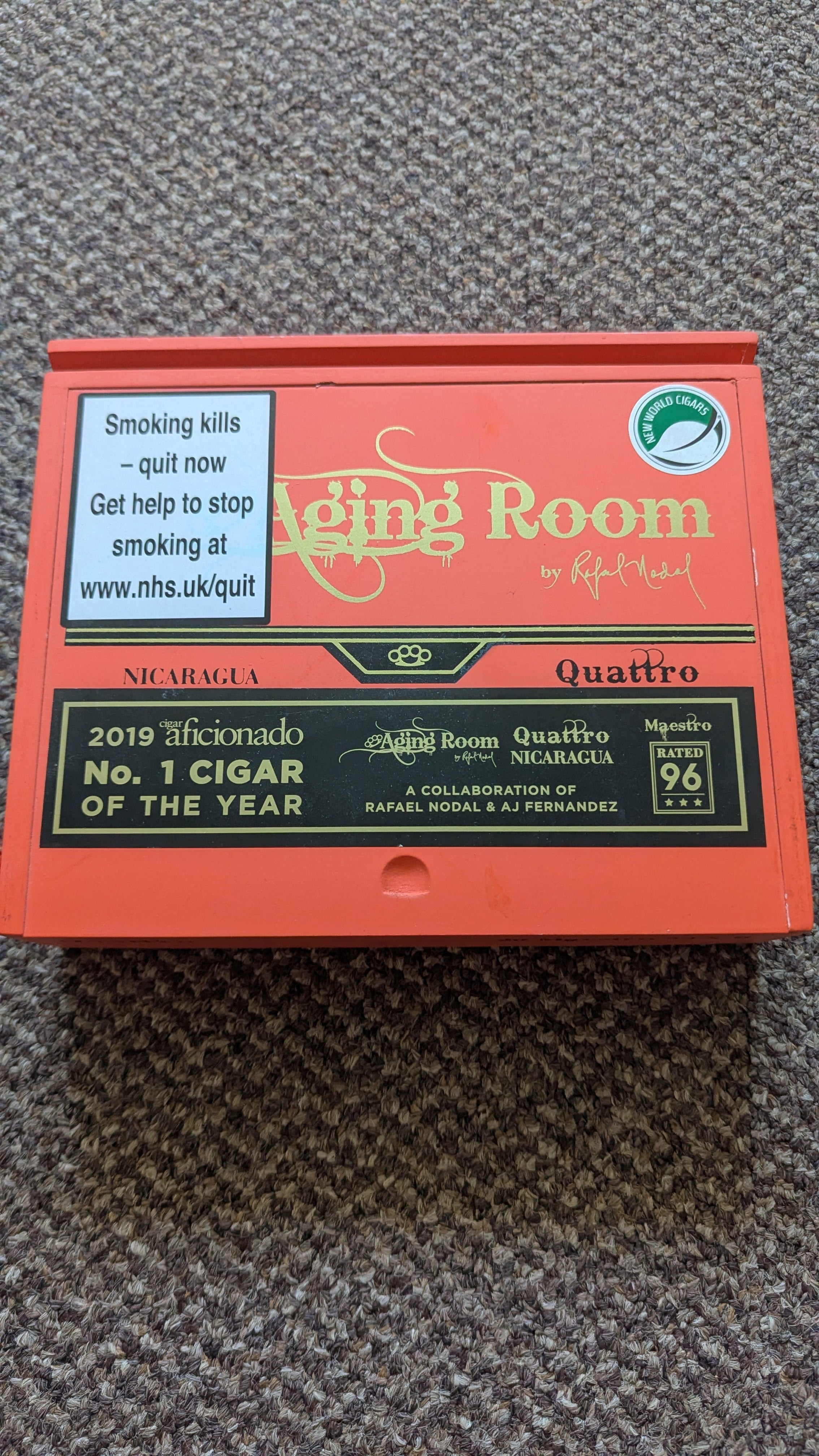 Aging Room Cigar Box