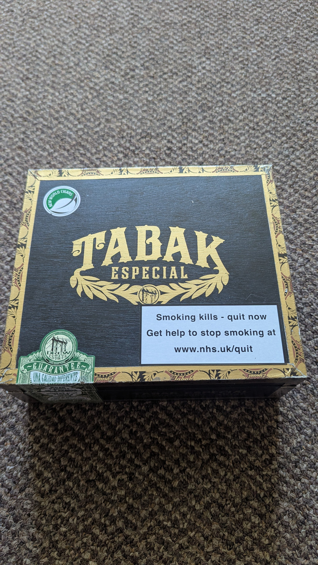 Tabak Especial Corono cigar box (large)