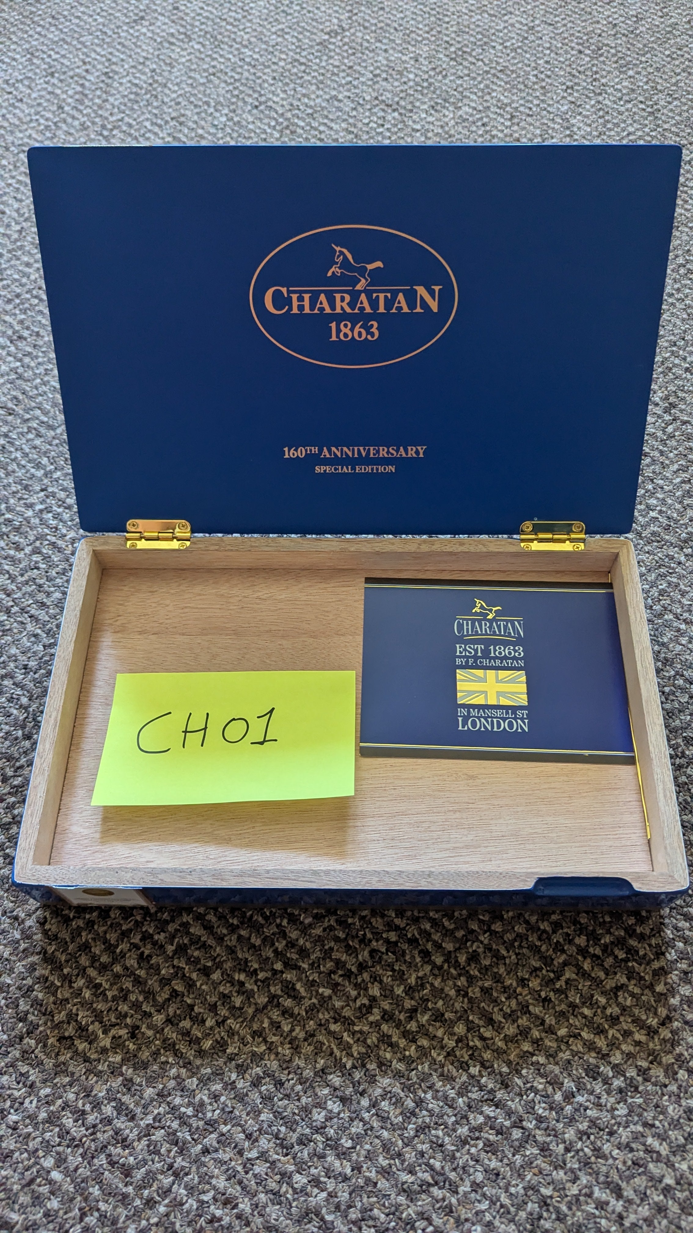 Charatan 1863 cigar box