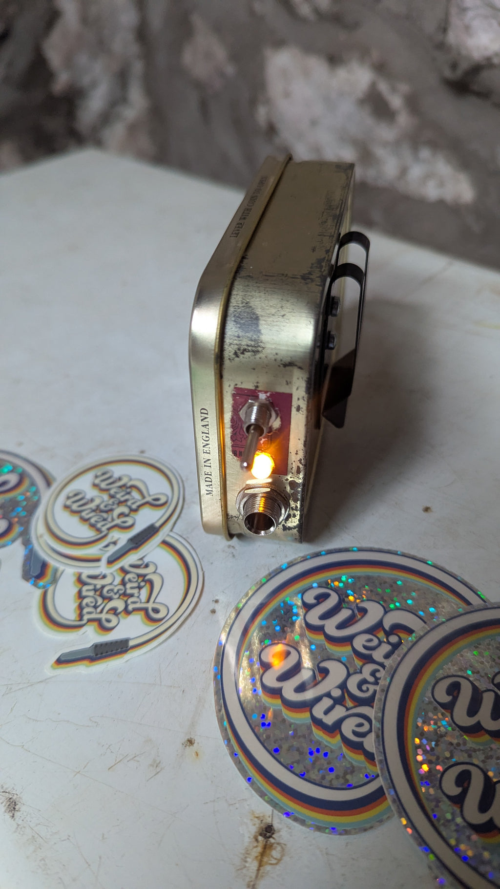 Tobacco Tin Amp (Gold Block)