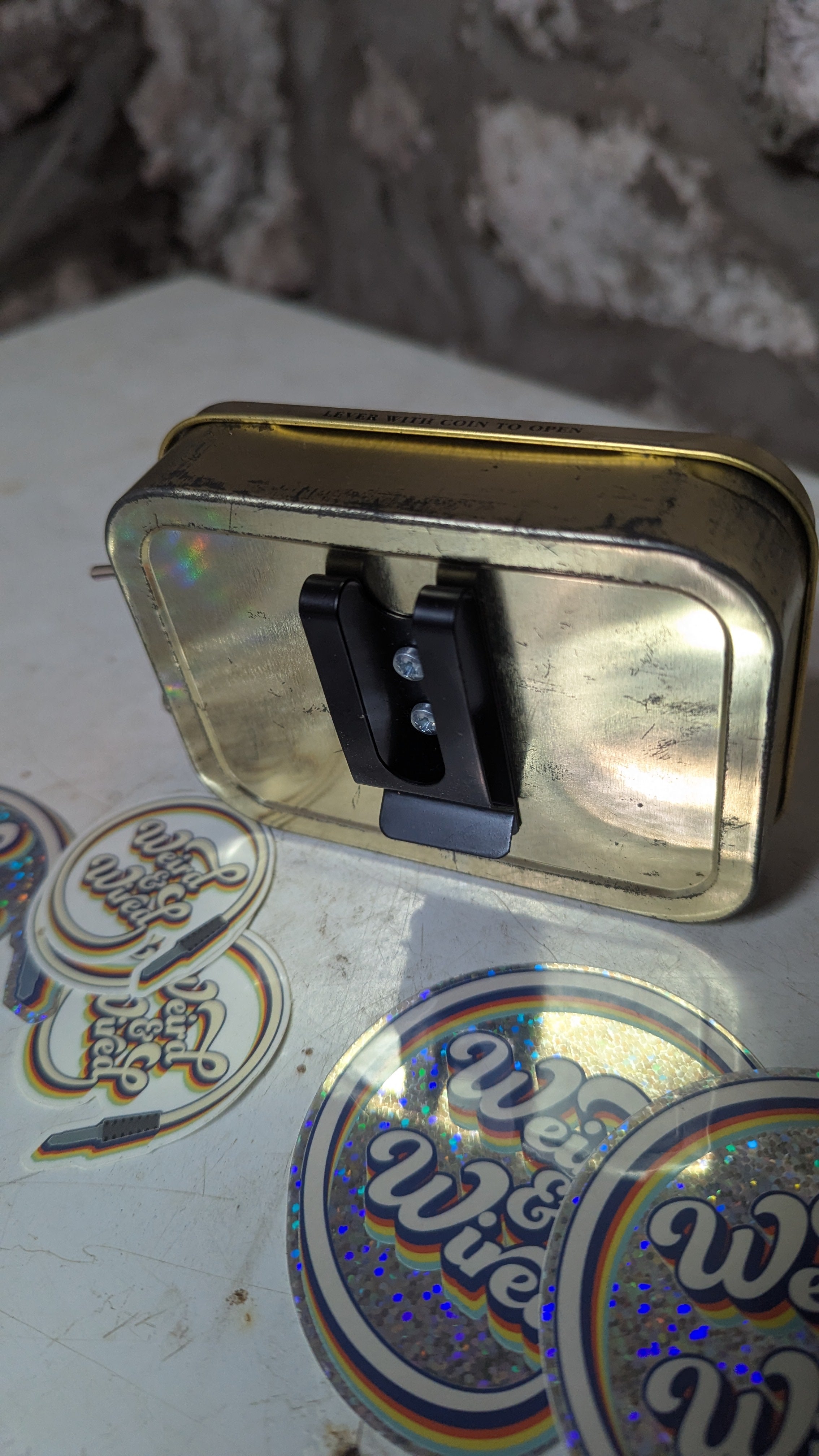 Tobacco Tin Amp (Gold Block)